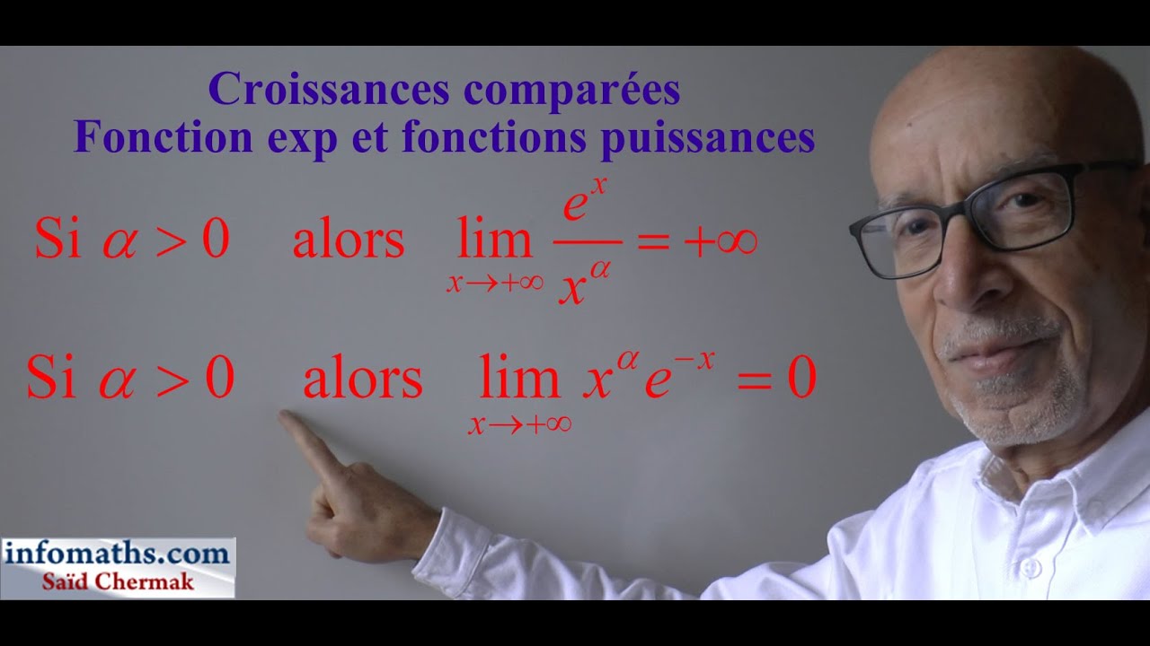 LIMITES. CROISSANCES COMPARÉES. FONCTION EXP ET FONCTION PUISSANCE