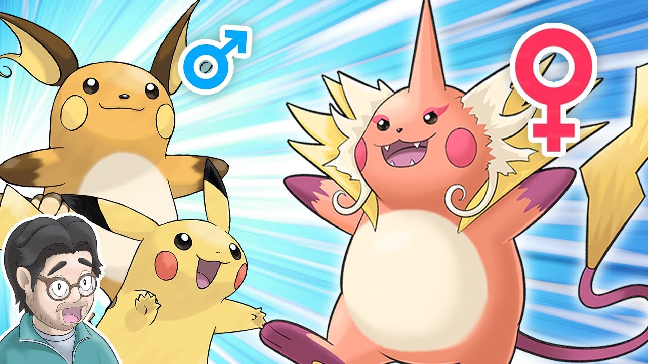 Drawing New Gender Designs for Pokemon Pt5 - ELECTRIC TYPES