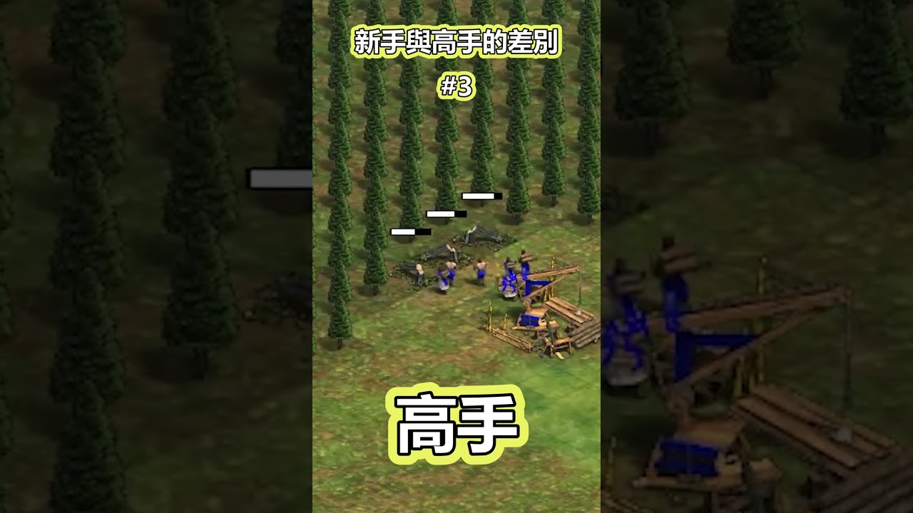 AOE2新手與高手的差別#3 