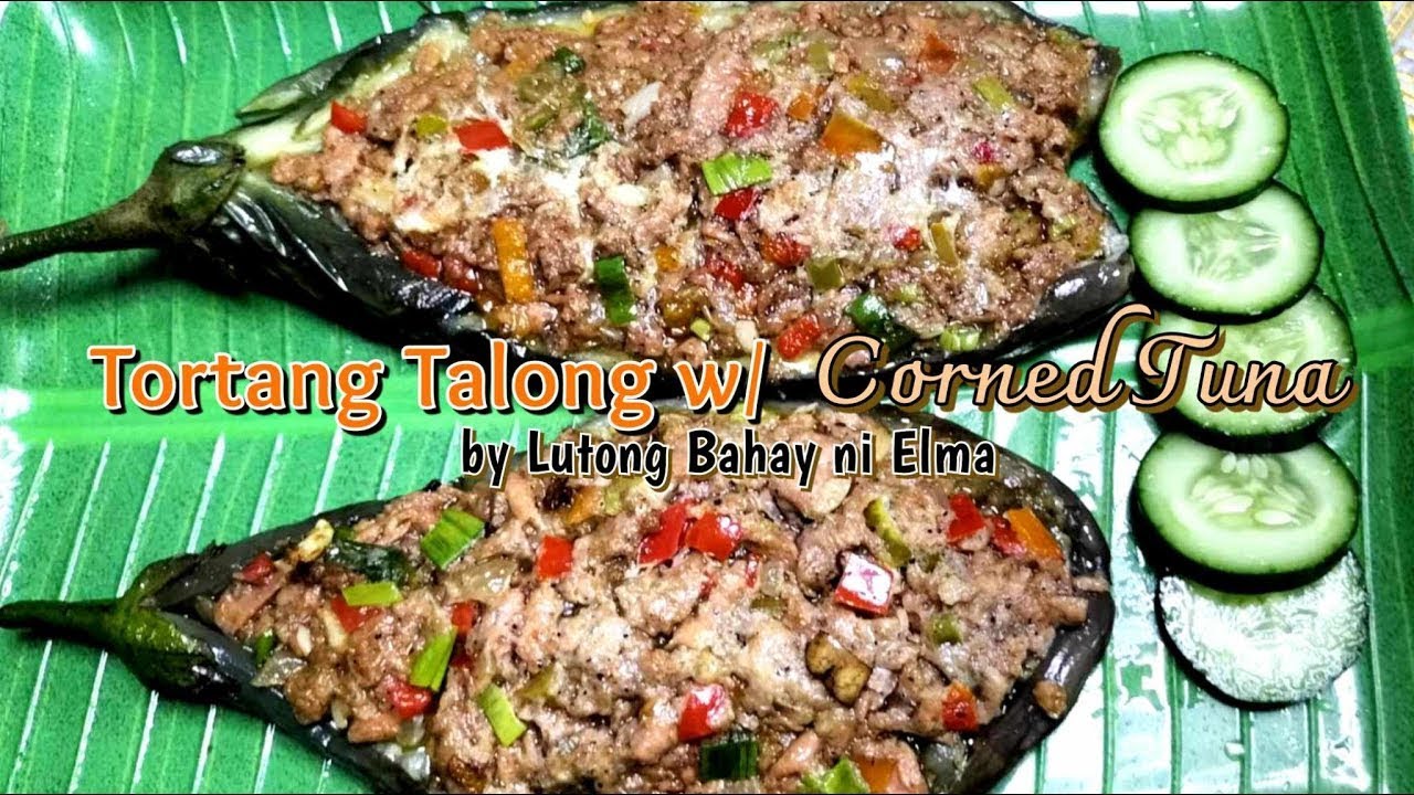 Gawa tayo ng Tortang talong with corned tuna - Lutong Bahay ni Elma