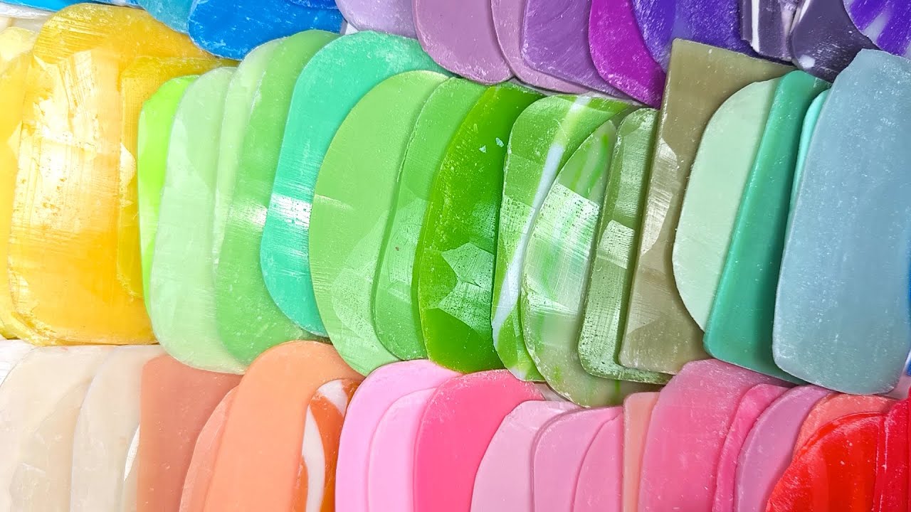 ASMR Soap. Breaking soap plates. Soap crushing ❤️ Relaxing video