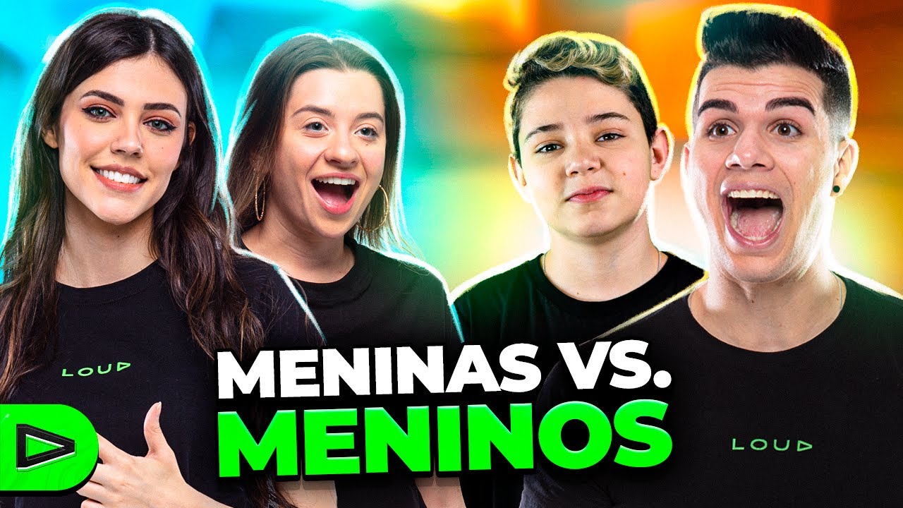 QUEM GANHOU?! 2V2 MENINAS VS MENINOS DA LOUD!! FREE FIRE