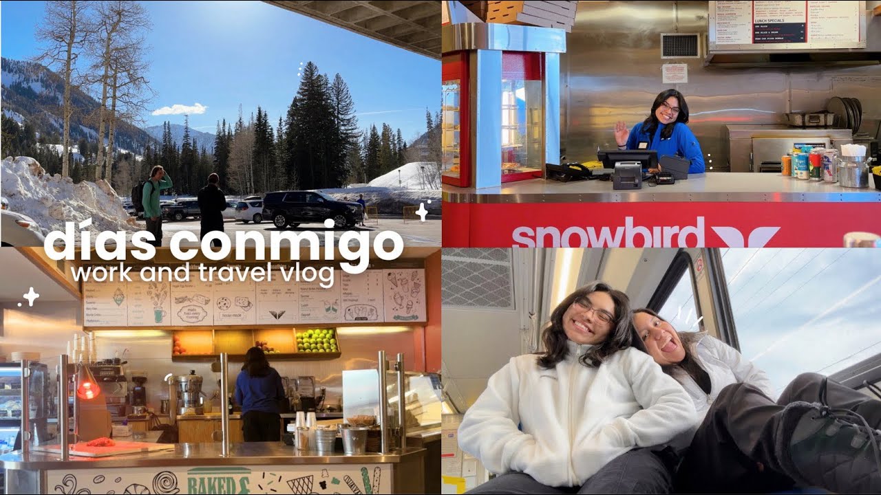 días conmigo de work and travel | Snowbird Resort ❄️