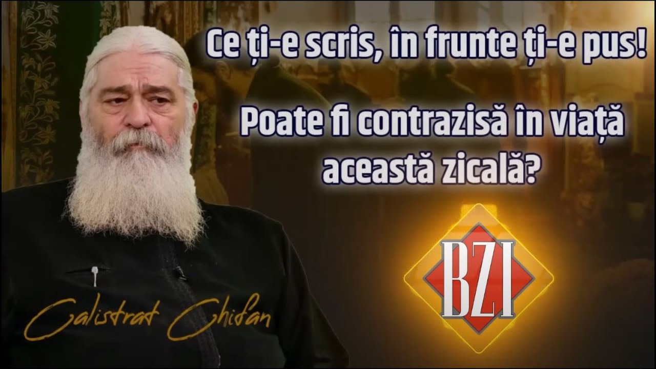 Părintele Calistrat, de la Mănăstirea Vlădiceni din Iași, la BZI LIVE