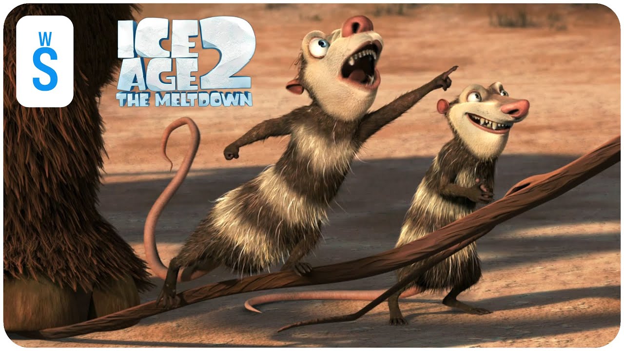 Ice Age 2: The Meltdown (2006) | Scene: I can fly