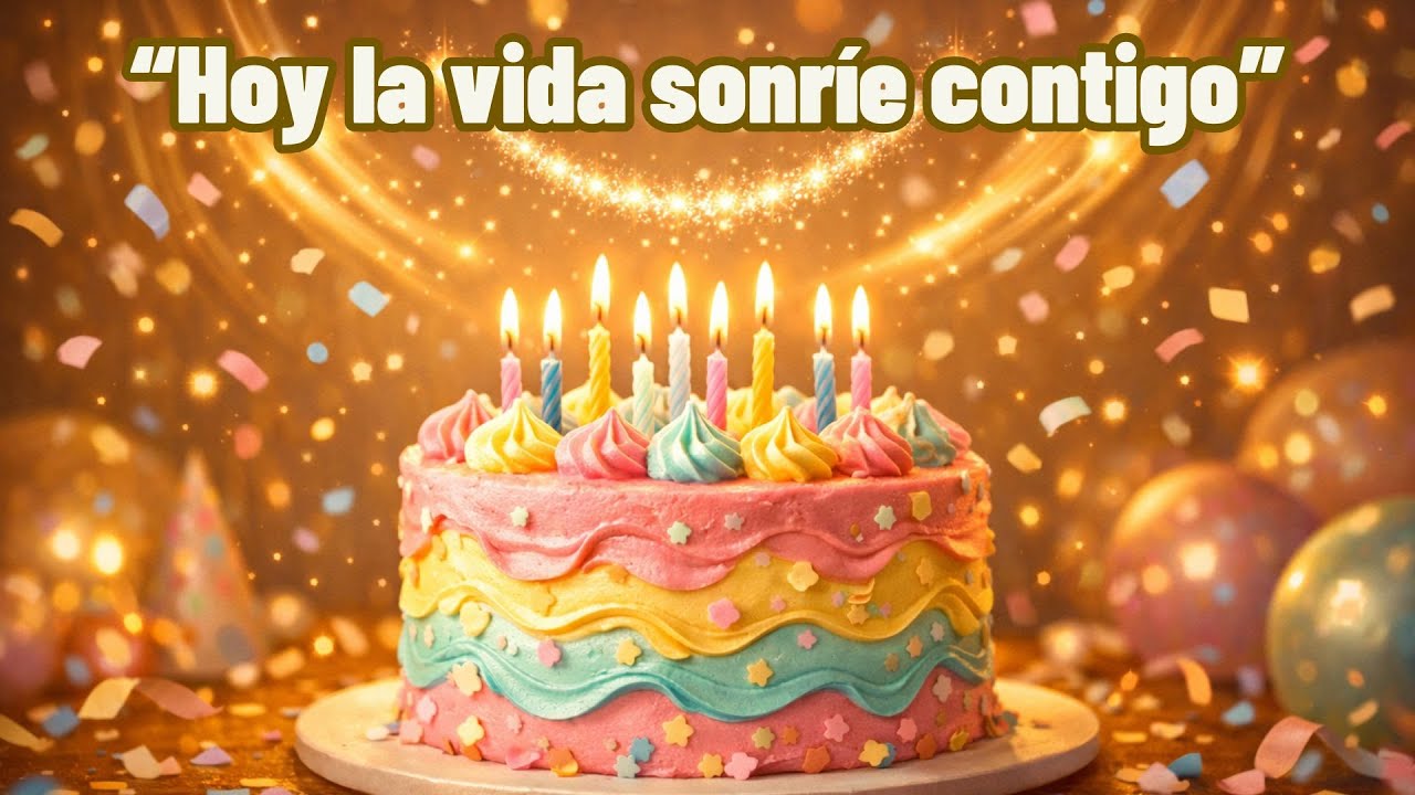 🎉 &ldquo;Hoy la vida sonr&iacute;e contigo&rdquo; &ndash; Canci&oacute;n de cumplea&ntilde;os que te har&aacute; llorar y bailar 🥹💃