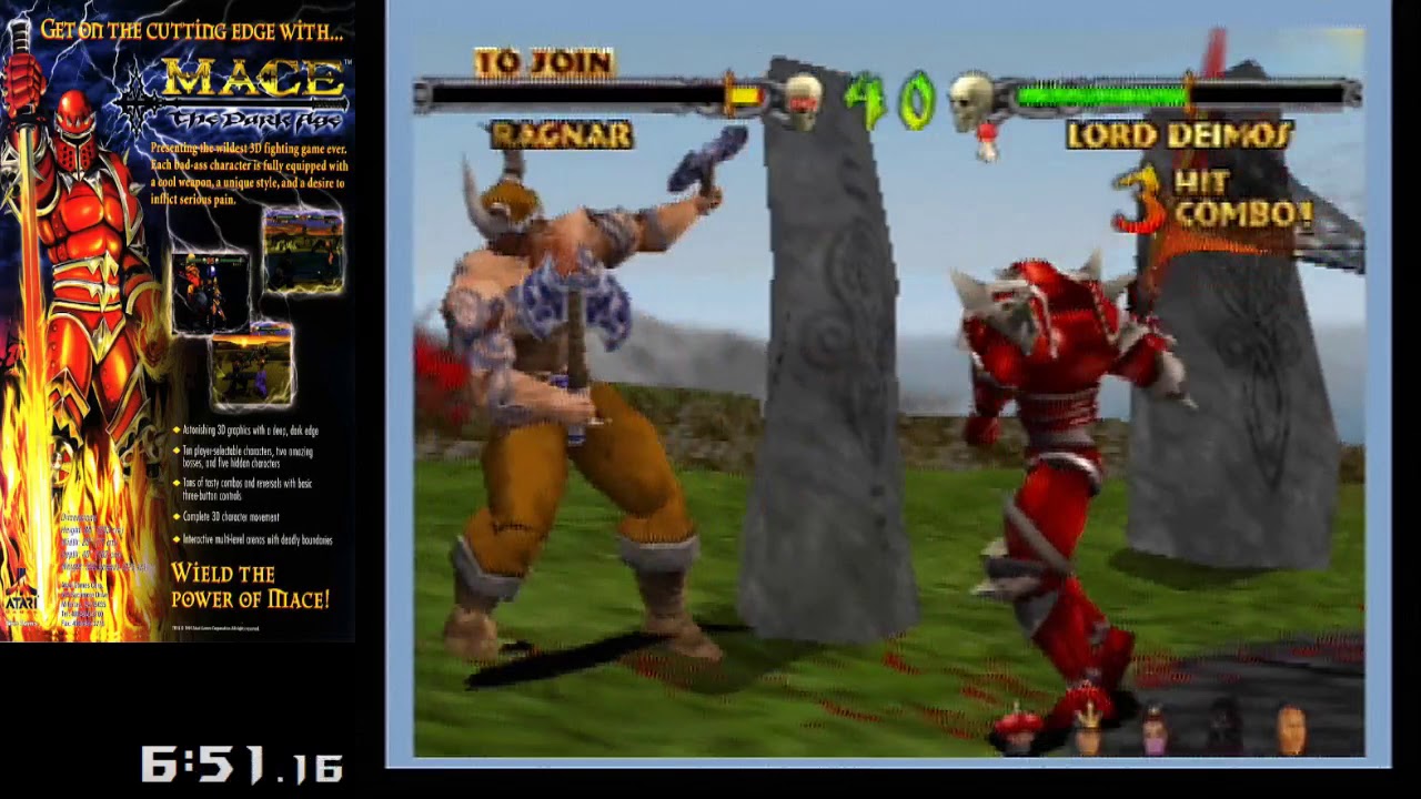 Mace: The Dark Age speedrun in 10:35 w/ Lord Deimos