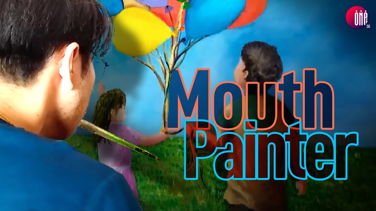 Meet Stanley, who paints with his mouth | Mouth and Foot Painting Artists, Singapore | Story &ndash; EP-36