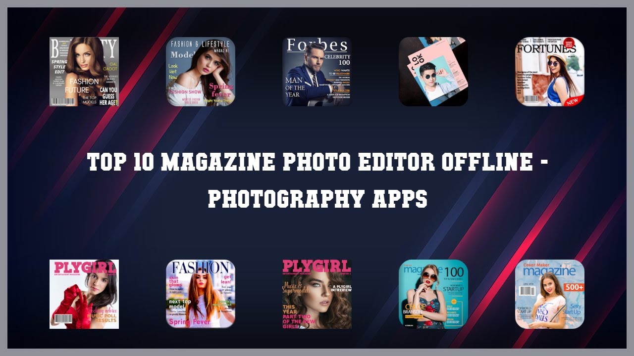 Top 10 Magazine Photo Editor Offline Android Apps