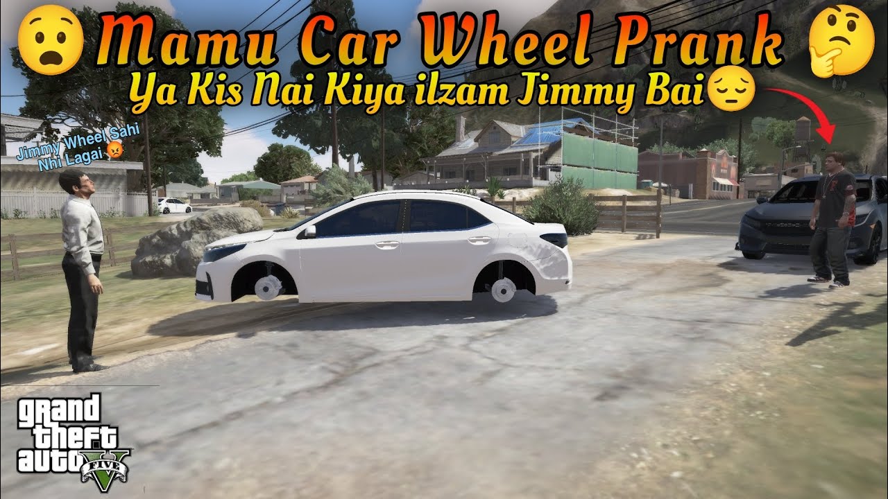 Unknown Human Prank Remove Wheel 🤣 | GTA 5 PAKISTAN 