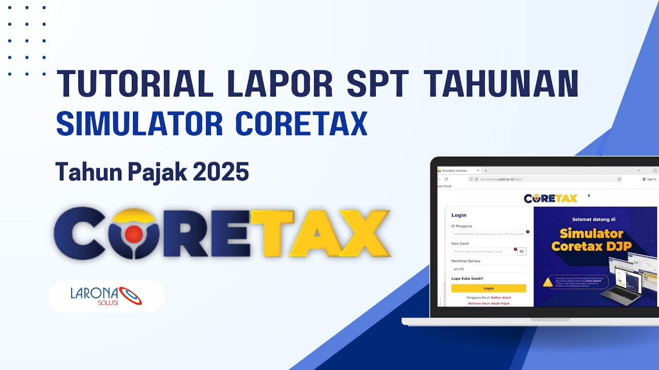TUTORIAL SIMULATOR CORETAX | SPT Tahunan Orang Pribadi #coretax #laporpajak #spttahunan #wajibpajak