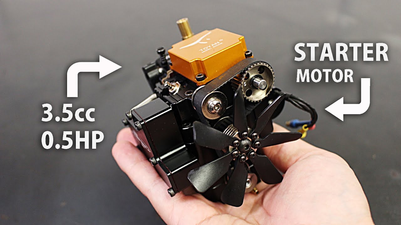 4 Stroke RC Engine Test