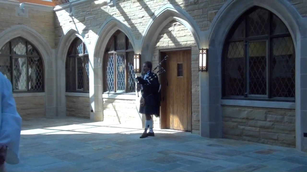 Highland Bagpiper - Amazing Grace - The Cathedral of St. Philip - Atlanta, Ga.