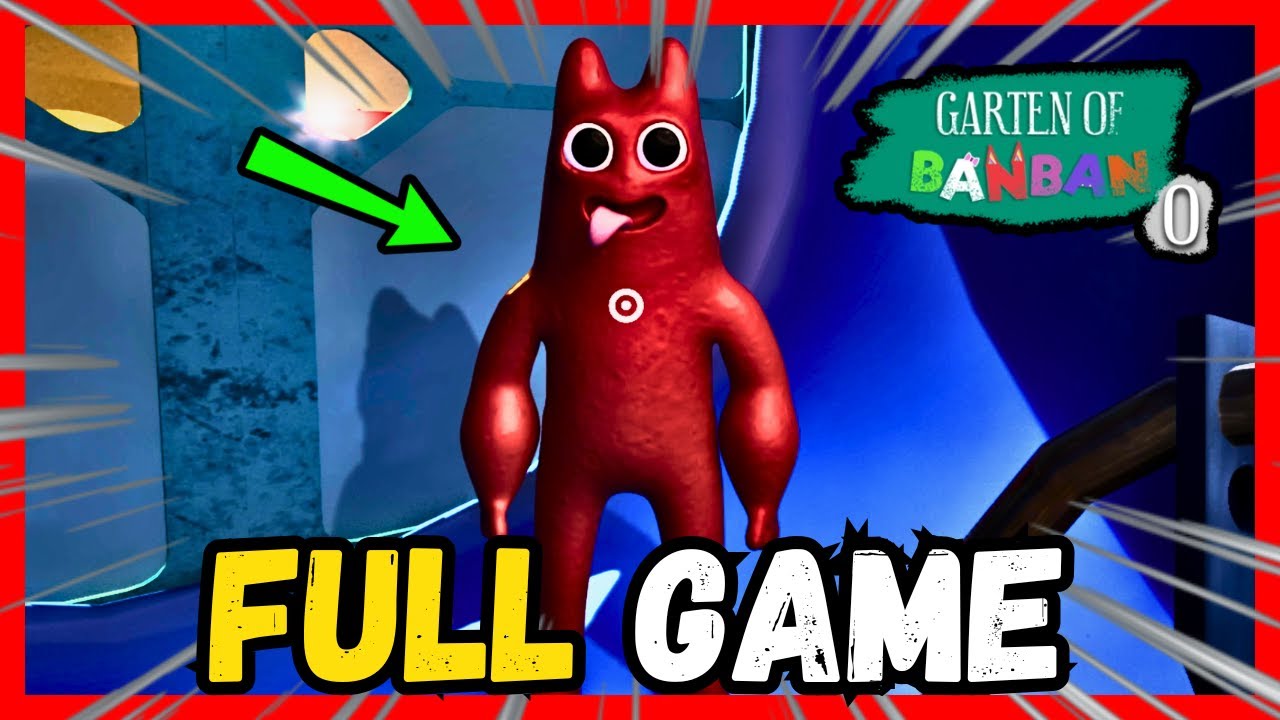 Garten of Banban 0 - FULL GAME Walkthrough & Ending [4K60FPS](All Bosses + Jumpscares) No Commentary
