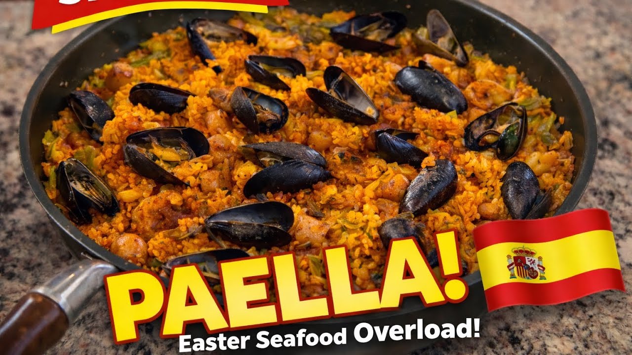 I Turned Paella Into a Seafood FEAST&hellip; This Got Out of Control 🔥