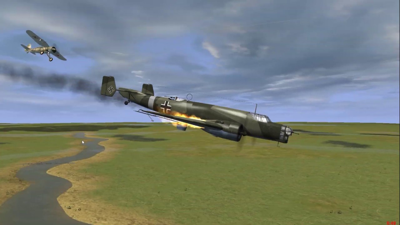 IL-2 1946: Aircombat PZL P-24g versus Junkers Ju 86
