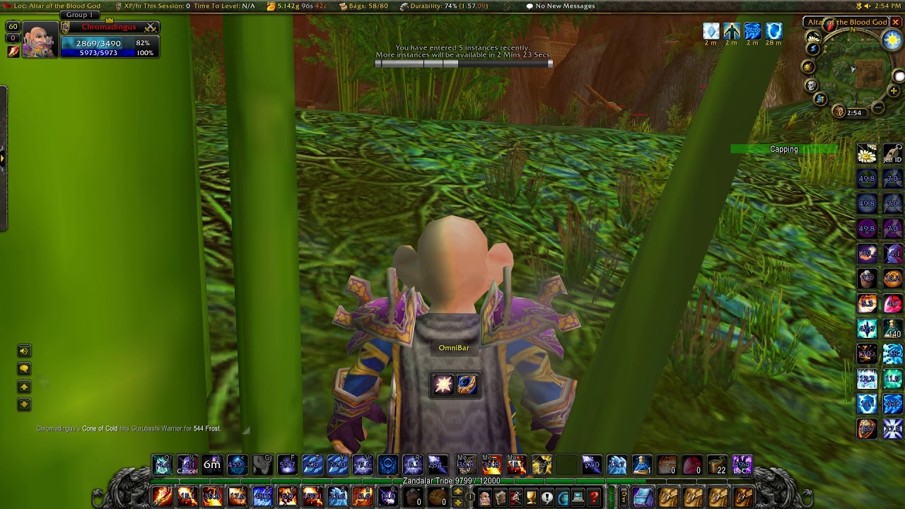 WoW Classic - ZG Croc farm combat reset/evade spot