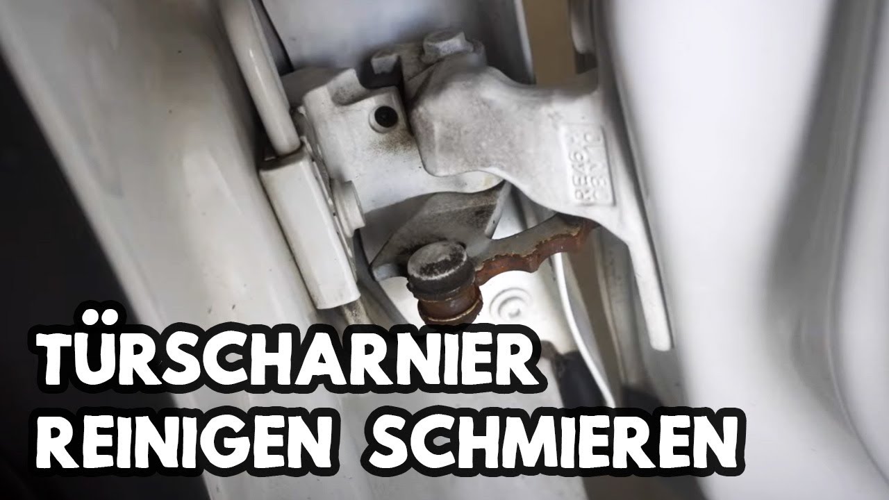 Türscharnier beim T5 Bus säubern und schmieren | Wartung passend für VW T5 | Küstenvan
