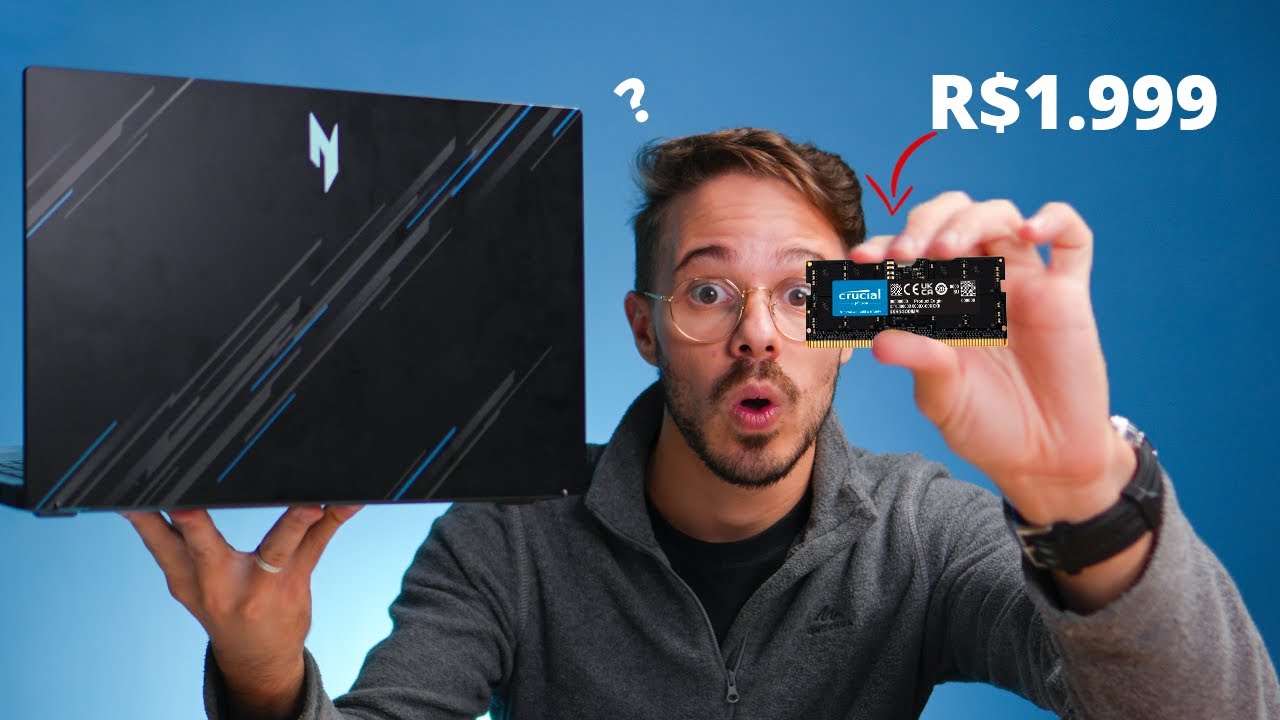 O PIOR ESTÁ POR VIR! O Preço das memórias RAM para Notebook e PC estão NAS ALTURAS