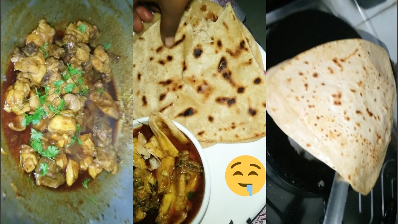Masaledar Chicken Curry With Paratha Recipe 