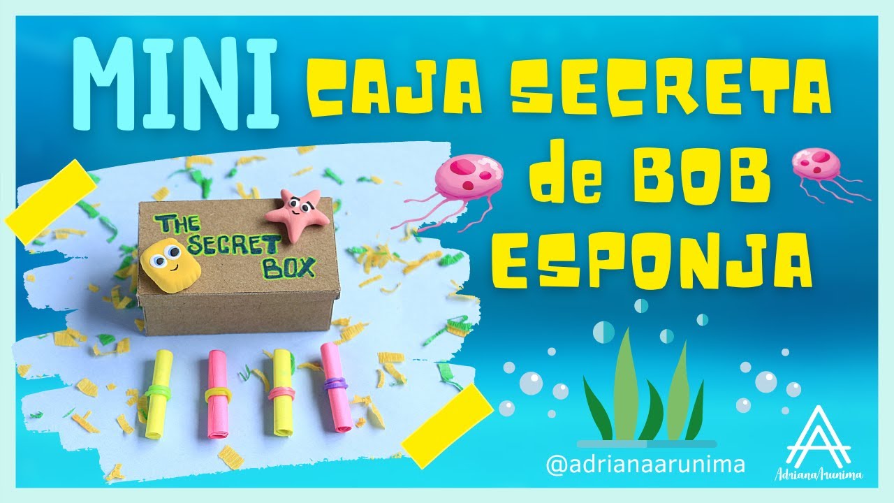 📦 𝗠𝗜𝗡𝗜 Caja 𝗦𝗘𝗖𝗥𝗘𝗧𝗔 de 𝘽𝙊𝘽 𝙀𝙎𝙋𝙊𝙉𝙅𝘼 🎁 Caja de 𝗥𝗘𝗚𝗔𝗟𝗢 ＢＯＢ ＥＳＰＯＮＪＡ Y ＰＡＴＲＩＣＩＯ📦