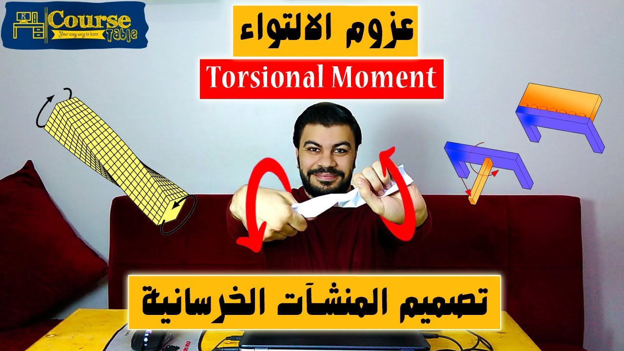 عزوم الالتواء (Torsion Part 1) - تصميم منشآت خرسانية