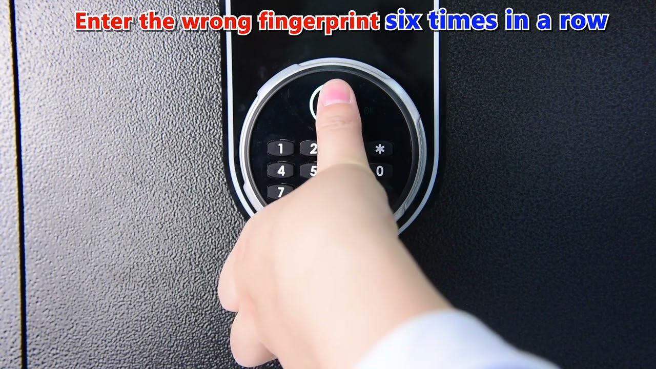 Triple Anti Theft Alert System  For ZQ Series Biometric Safe