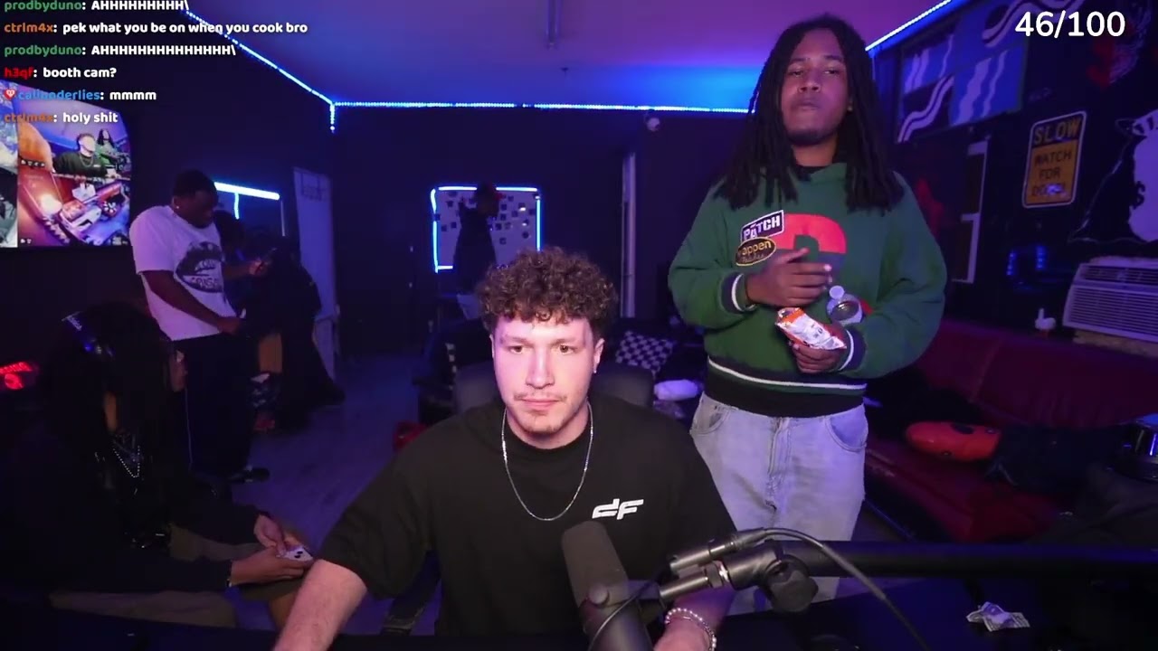 maajins makes 3 songs on stream with corbwtfff