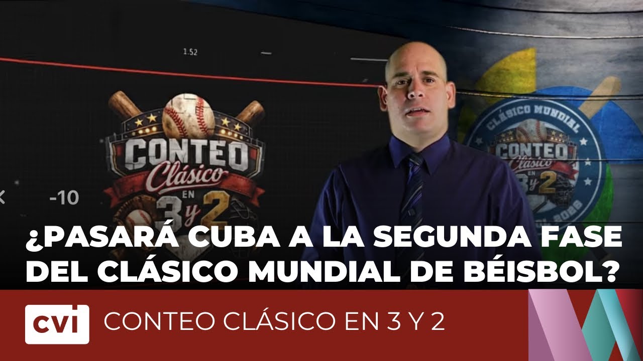 ¿Pasará Cuba a la segunda fase del Clásico Mundial de Béisbol? - Conteo Clásico en 3 y 2