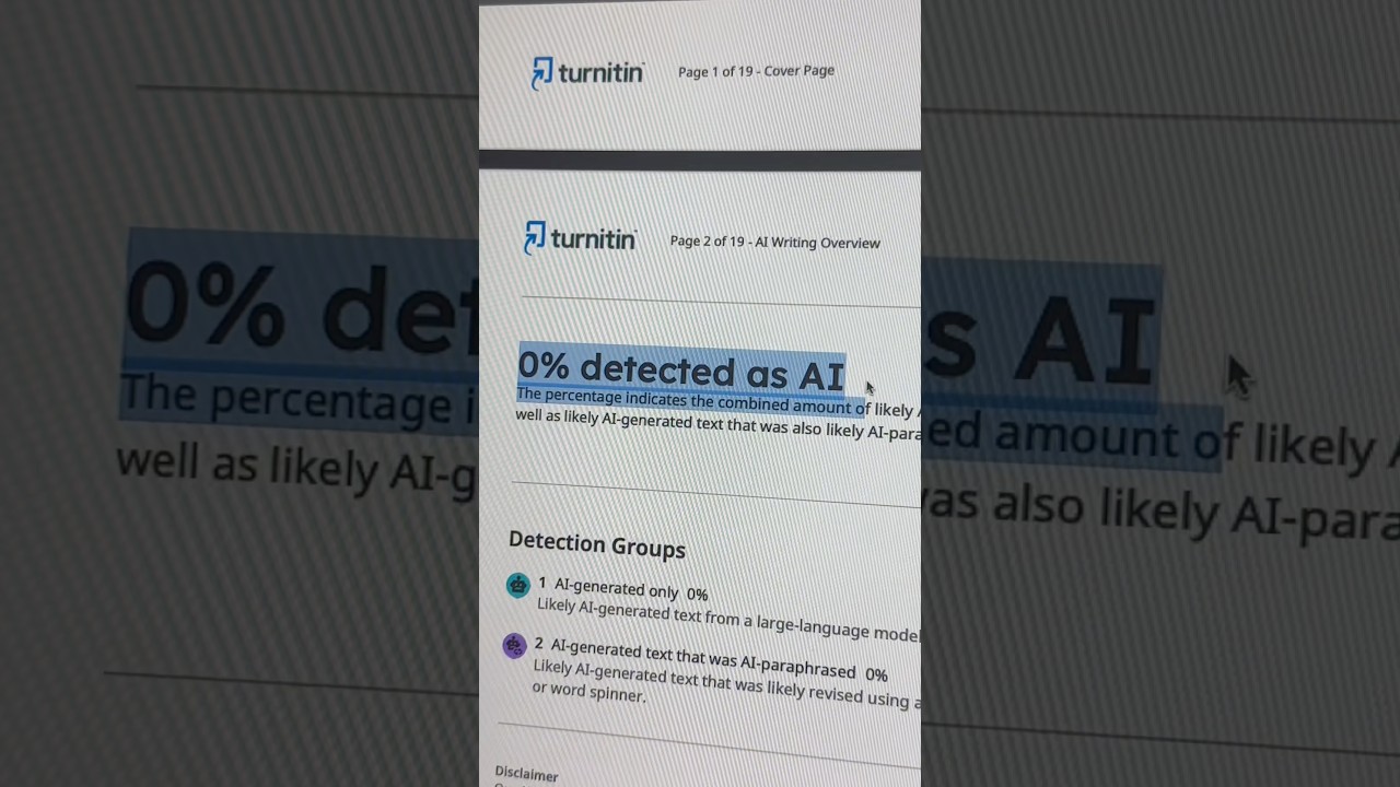 Turnitin new AI detector? Can HUMANIZE any AI text? 😱😳#ai #chatgpt #tech #study #studytips