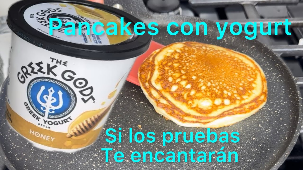 Cómo hacer pancakes con yogurt #yogurt #pancaakes￼ #viralvideo