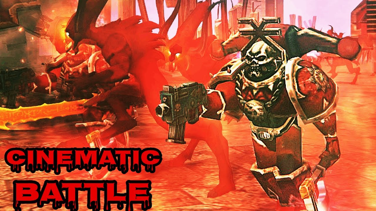Unification Mod | Legion of Khorne vs Ultramarines & 8th Cadian - WH40K: Dawn of War: Soulstorm