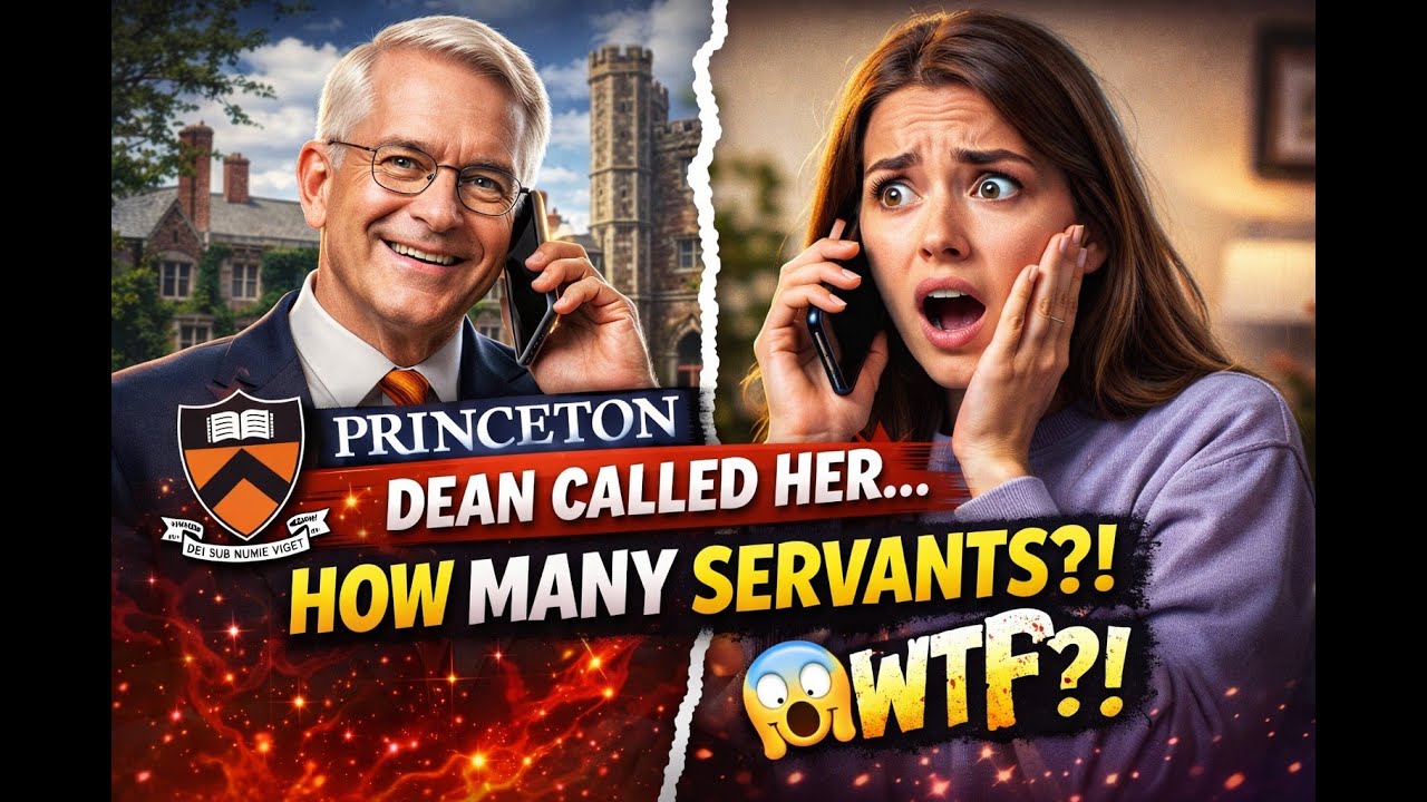 Princeton Dean Calls Applicant… Then Asks About Her SERVANTS 😳 | Prank Call