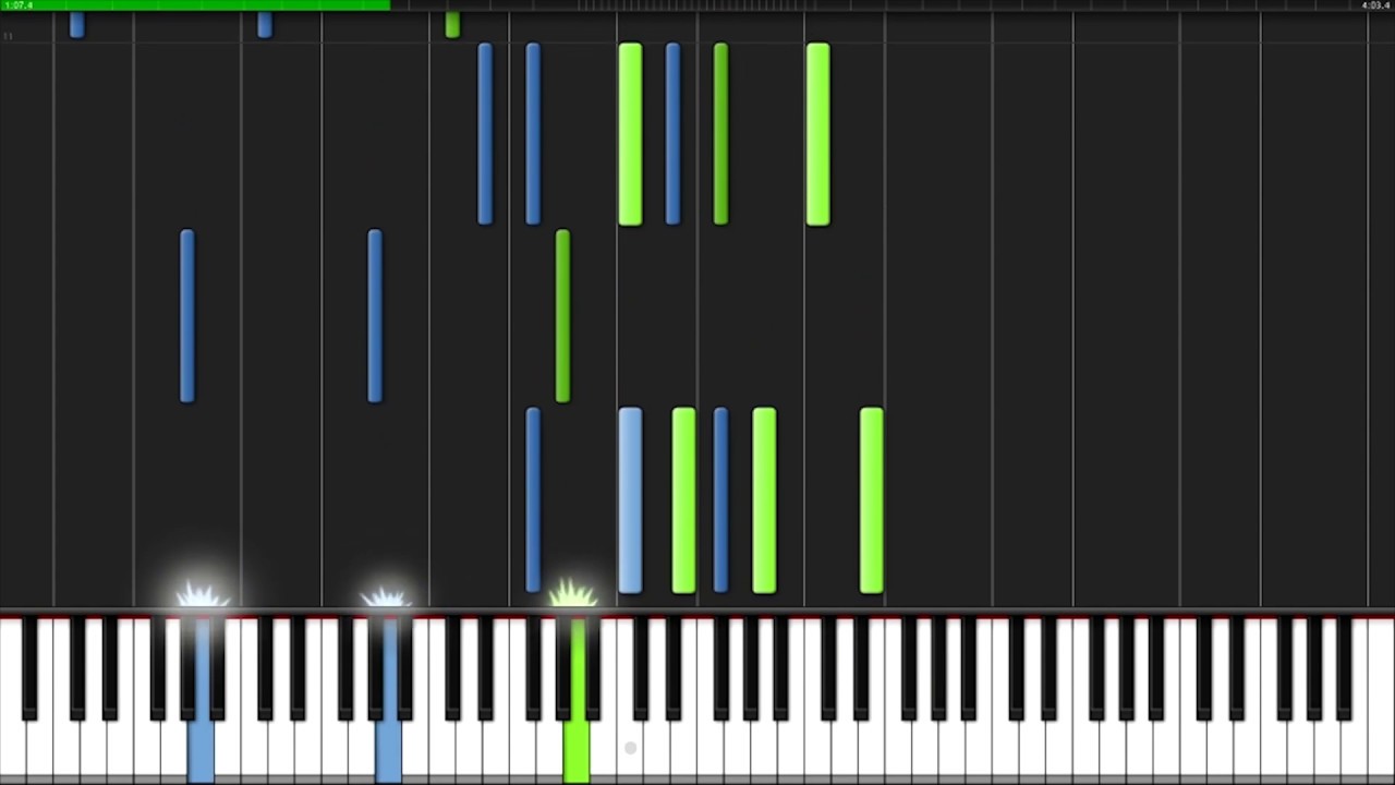 Prelude in C-sharp minor (Opus 3 No. 2) - Sergei Rachmaninoff [Piano Tutorial] (Synthesia)