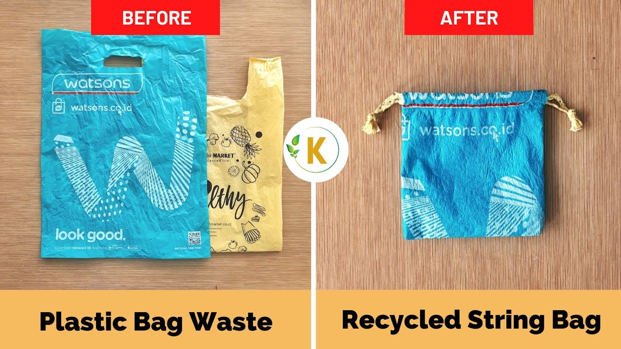 Recycling Plastic Bag Without A Sewing Machine (2nd Product)