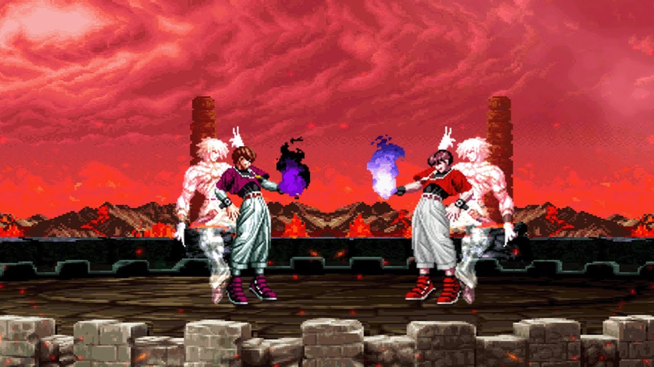 (KOF MUGEN) OROCHI CHRIS AV VS OROCHI CHRIS