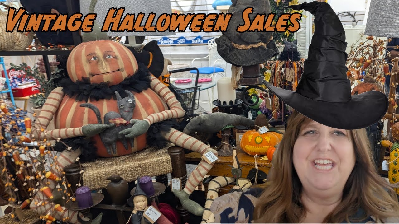 Join me for some vintage thrifting at Goodwill and more plus Halloween madness at my booth.