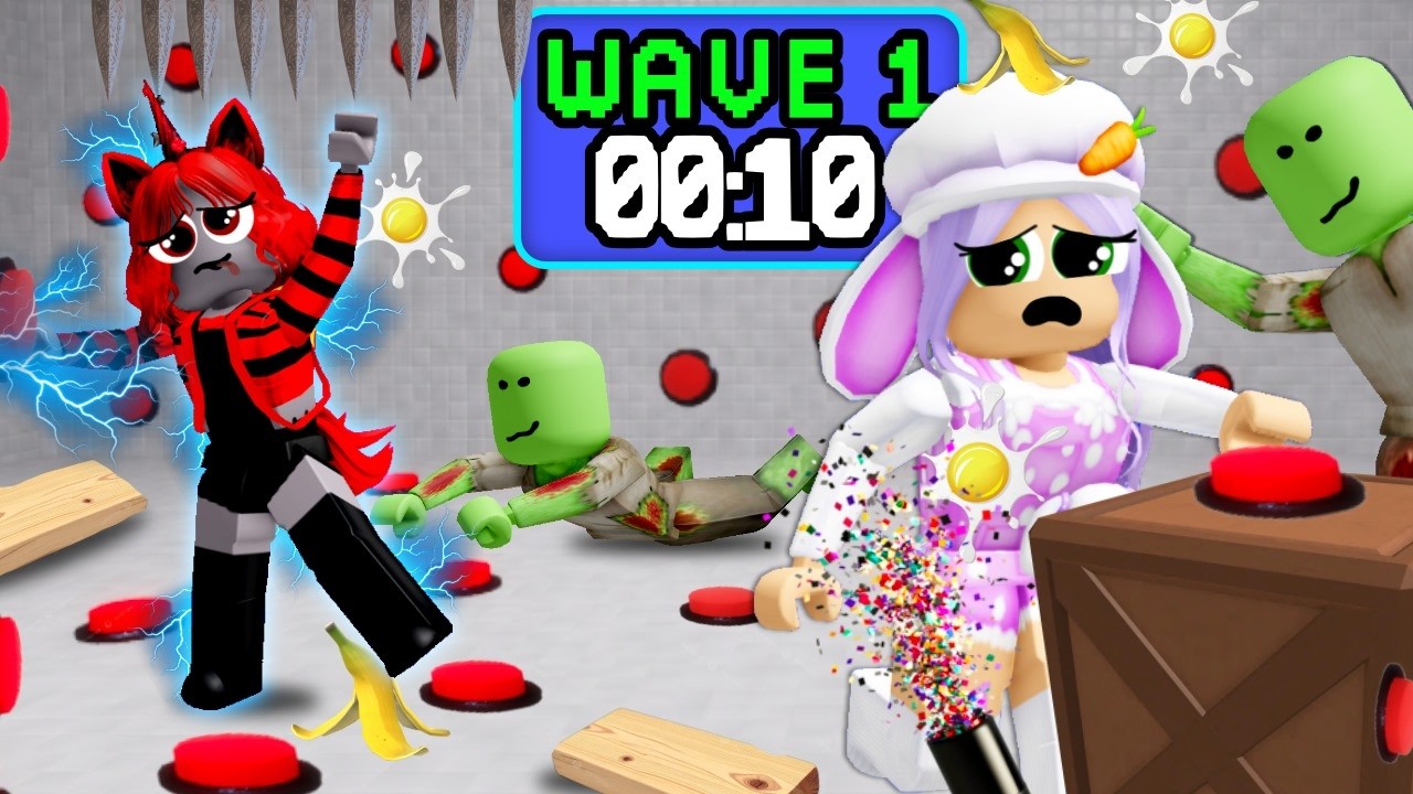 Найдите кнопку, чтобы сбежать вместе с Муди! (Roblox)