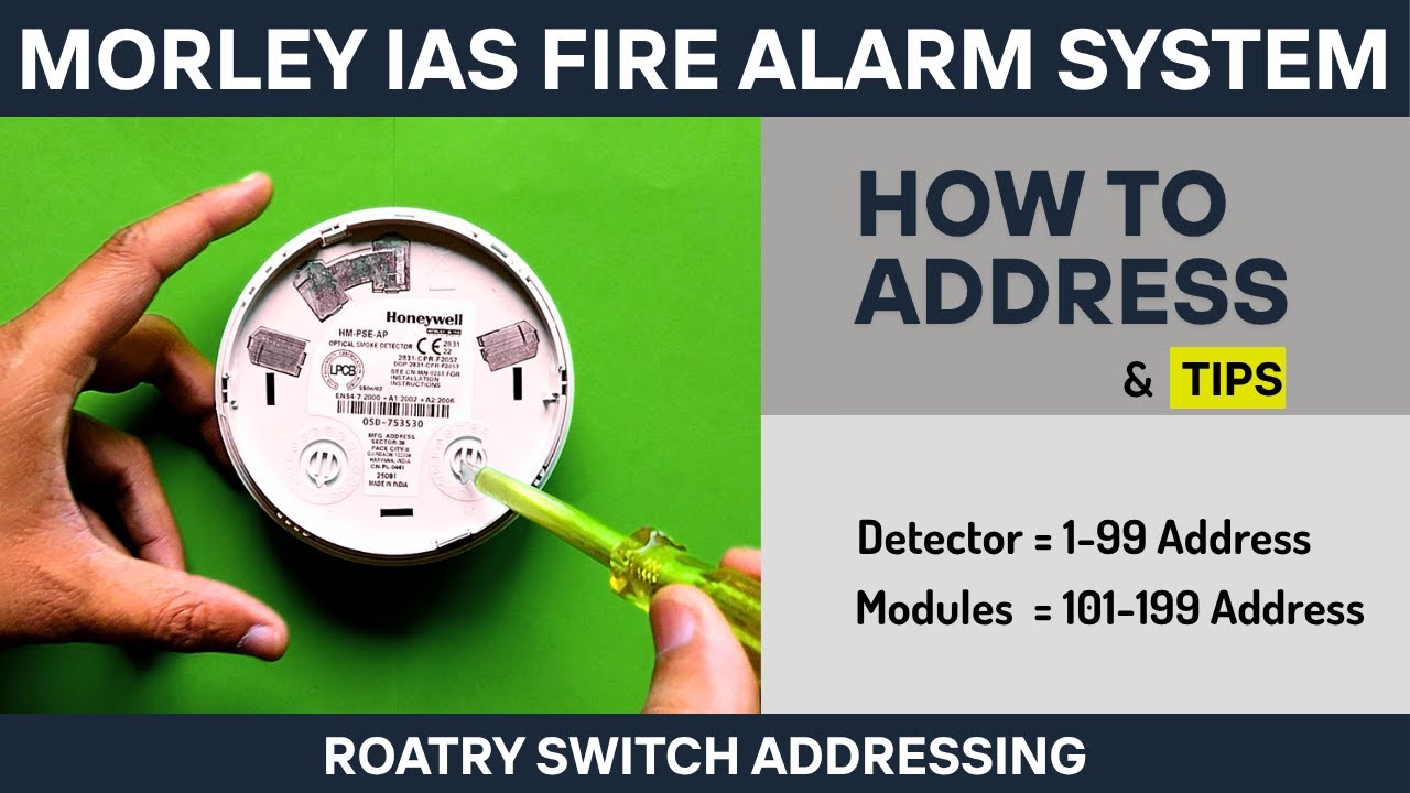 How to Address Honeywell (Morley-IAS) Rotary switch|  Smoke Detectors | MCP | Modules – Step-by-Step