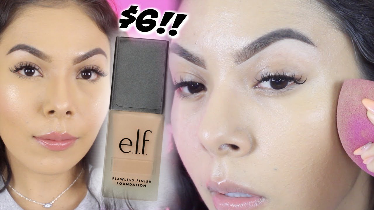 IS THIS THE BEST $6 FOUNDATION?.... ELF FLAWLESS FOUNDATION