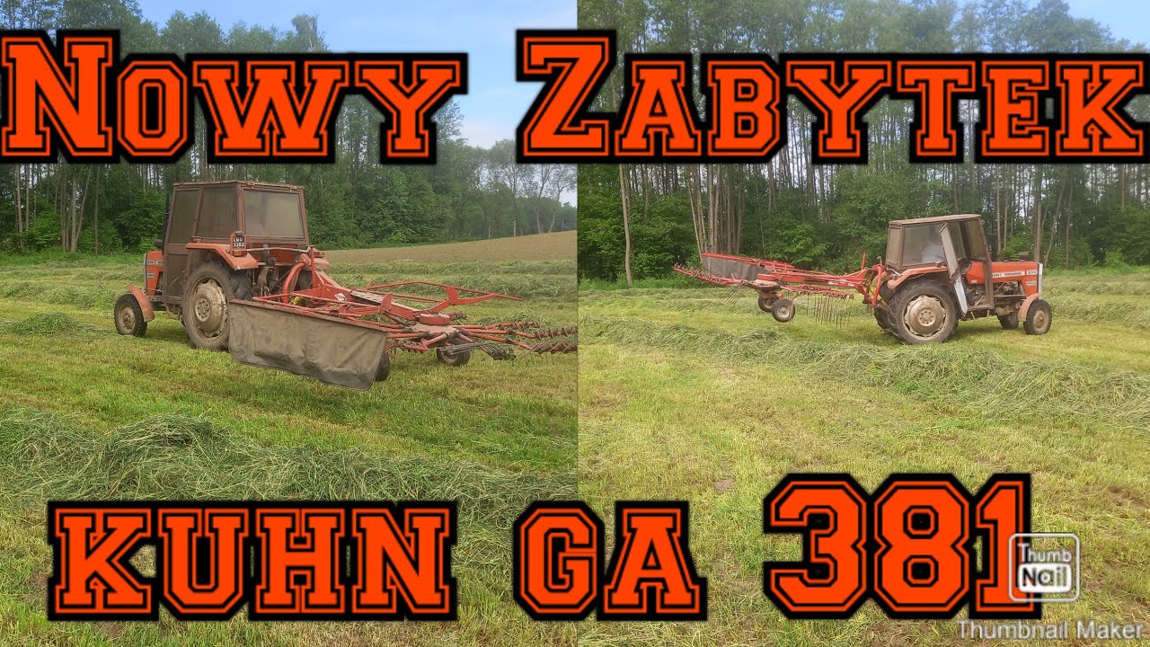 Nowy Zabytek kuhn ga 381 MF 255
