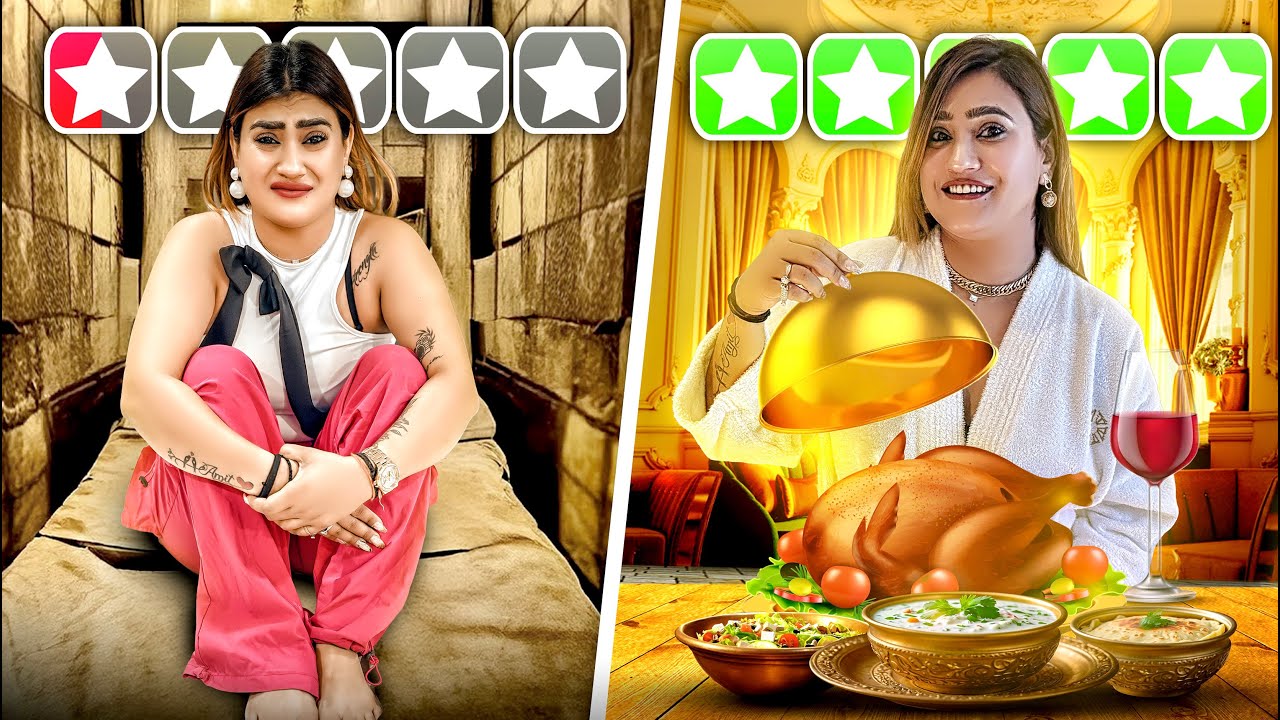 1 Star Hotel vs 5 Star Hotel !
