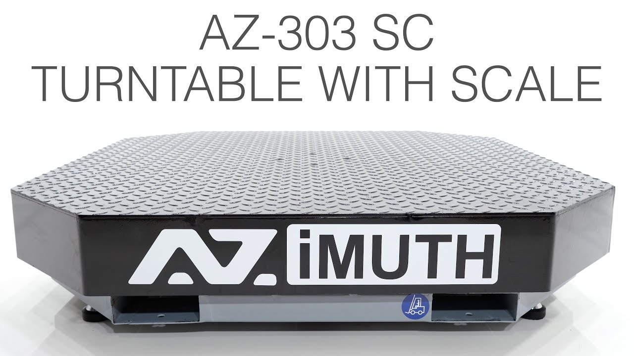 AZ-303 SCALE High Profile Stretch Wrap Turntable