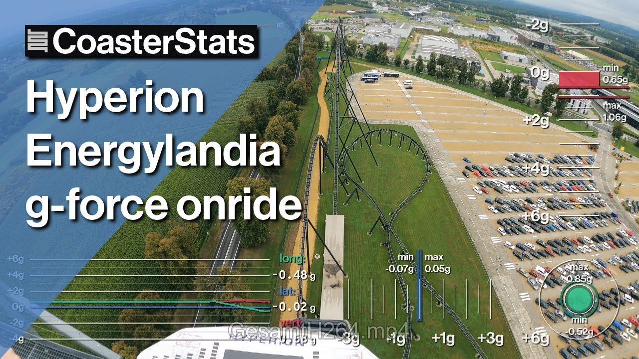 Hyperion g-force onride - Energylandia [4K 60 FPS]