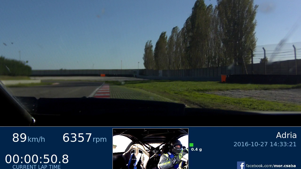 RN #1 Onboard video Adria, MASERATI GRANTURISMO GT4, 01:22.870