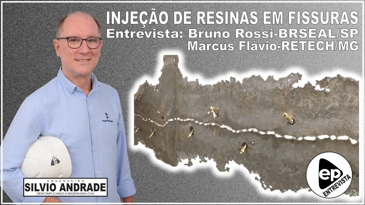 Bate Papo sobre TRATAMENTO de FISSURAS no CONCRETO