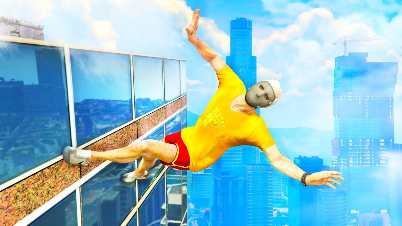 GTA 5 Trevor Jumper - Jumping From Big Heights