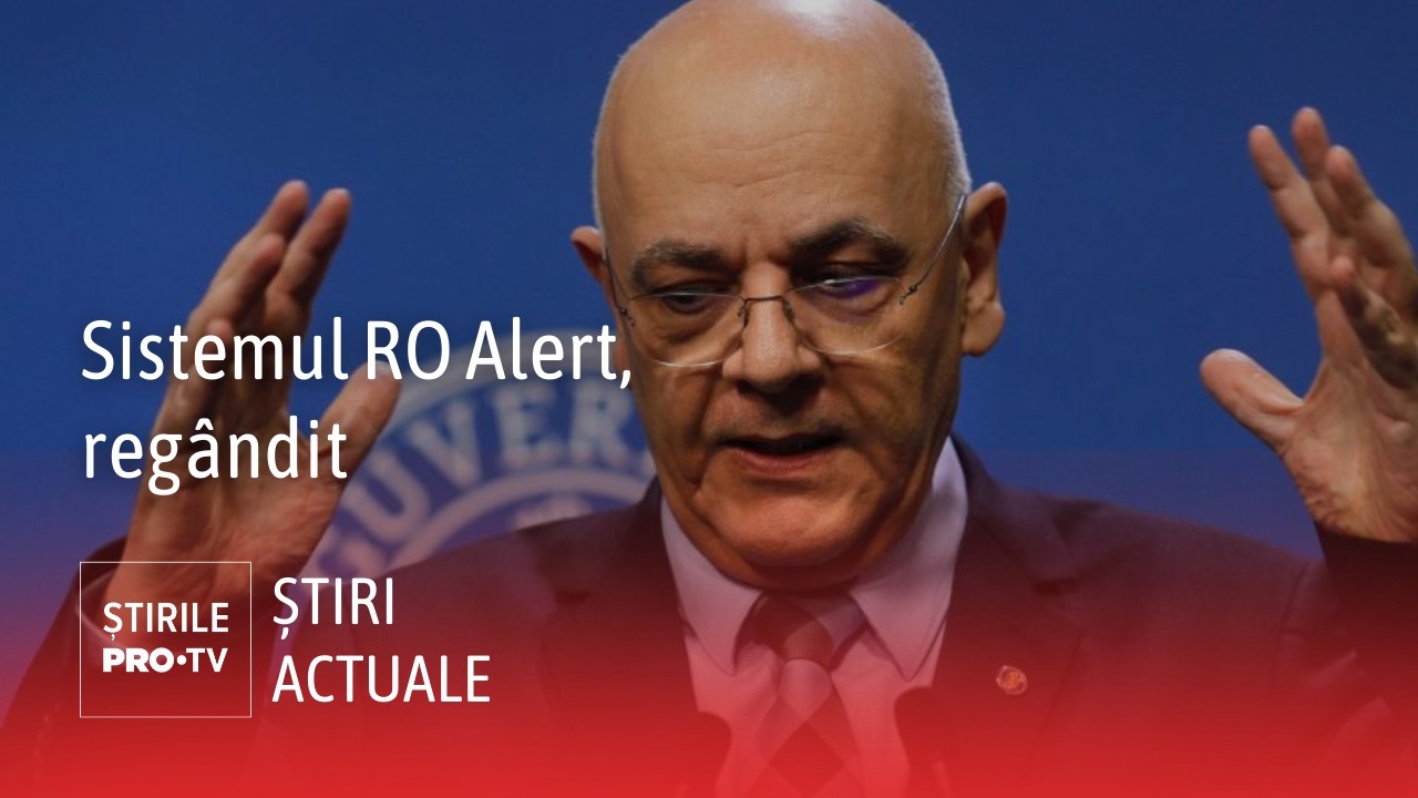 Sistemul RO Alert va fi schimbat, după ce s-au trimis alerte la 4 dimineața
