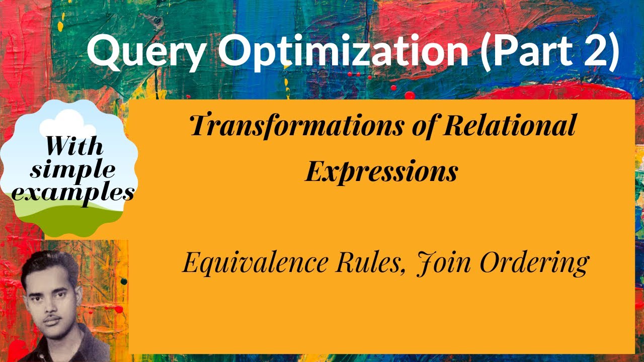 [DB59] Transformations of Relational Expressions, Equivalence Rules, Join Ordering with examples