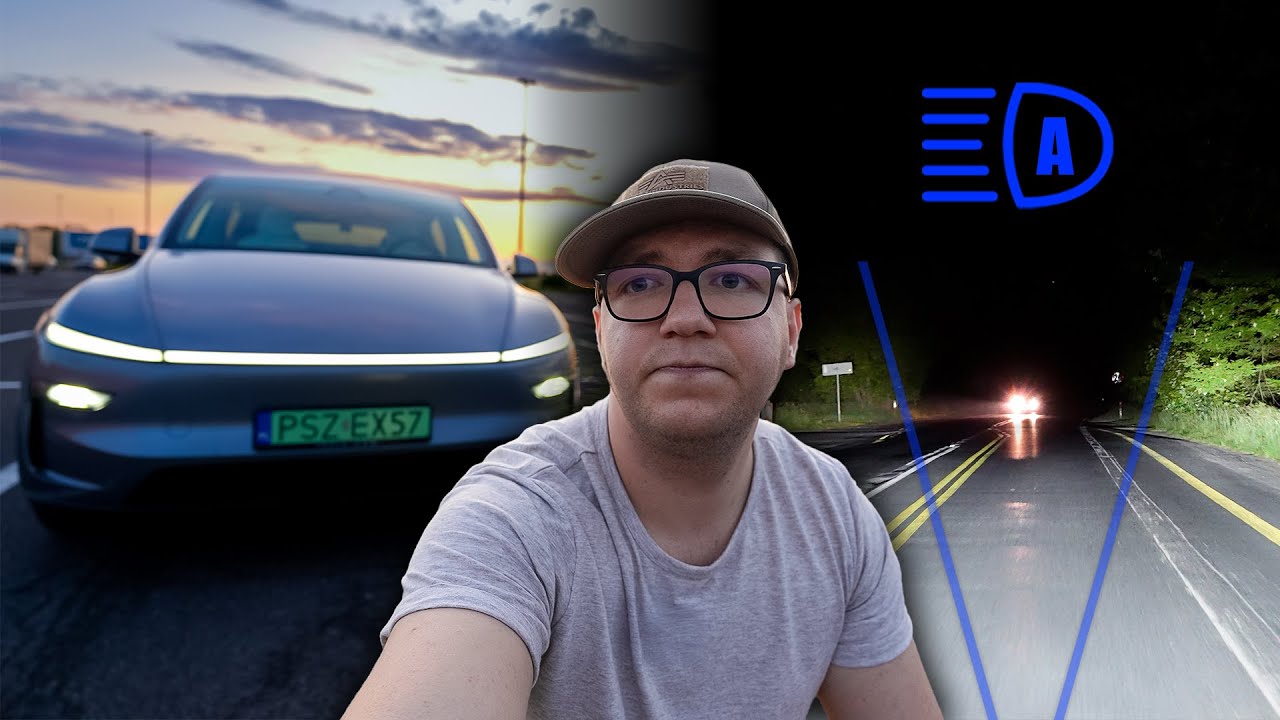 Matrix LED w Tesli Model Y Juniper - czy to w ogóle działa?